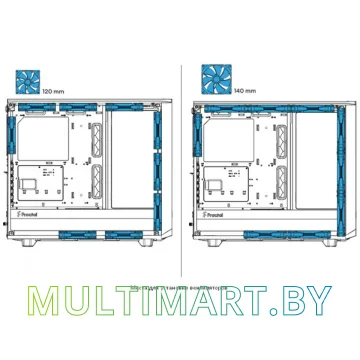 Корпус Fractal Design Meshify 2 Dark Tempered Glass Black (FD-C-MES2A-02) картинка 4